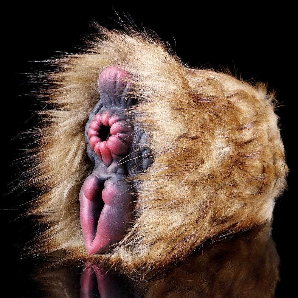 Werebeast Furry Fleshlight - Two Openings for Wild Male Pleasure - BeastGasm