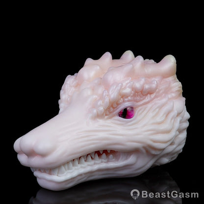 White Dragon Pocket Pussy – Fantasy Oral Silicone Toy 🐉 - BeastGasm