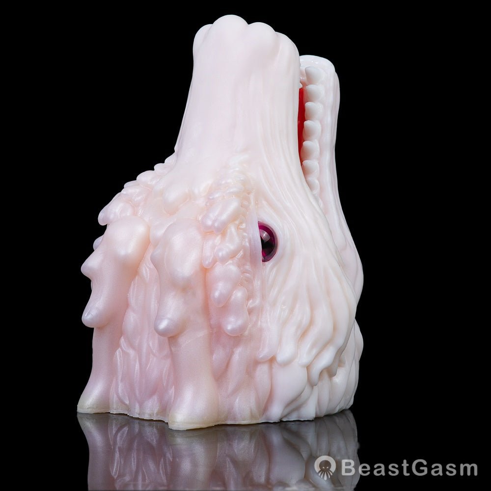 White Dragon Pocket Pussy – Fantasy Oral Silicone Toy 🐉 - BeastGasm