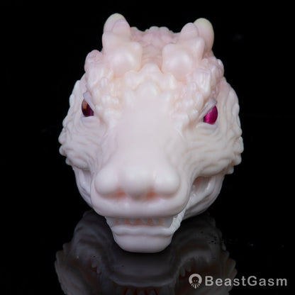 White Dragon Pocket Pussy – Fantasy Oral Silicone Toy 🐉 - BeastGasm