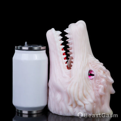 White Dragon Pocket Pussy – Fantasy Oral Silicone Toy 🐉 - BeastGasm