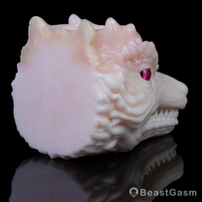 White Dragon Pocket Pussy – Fantasy Oral Silicone Toy 🐉 - BeastGasm