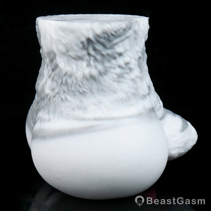 🐰 White Rabbit Fantasy Dual-Channel Silicone Pocket Pussy - BeastGasm