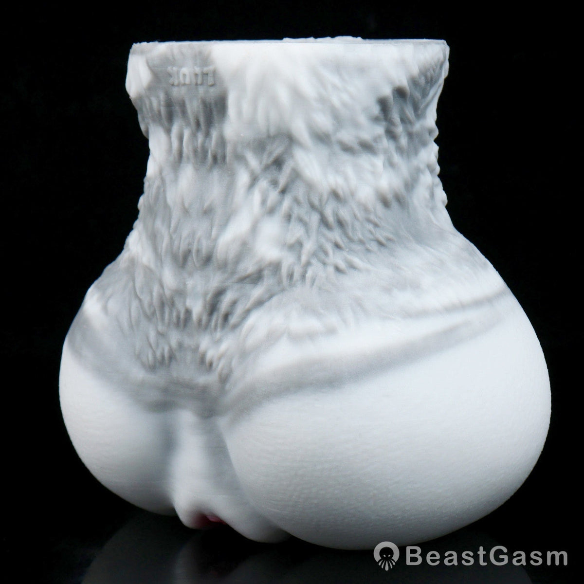 🐰 White Rabbit Fantasy Dual-Channel Silicone Pocket Pussy - BeastGasm