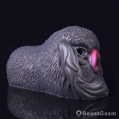 🐮 Wild Howl – Dual-Hole Animalistic Vibrating Masturbator - BeastGasm
