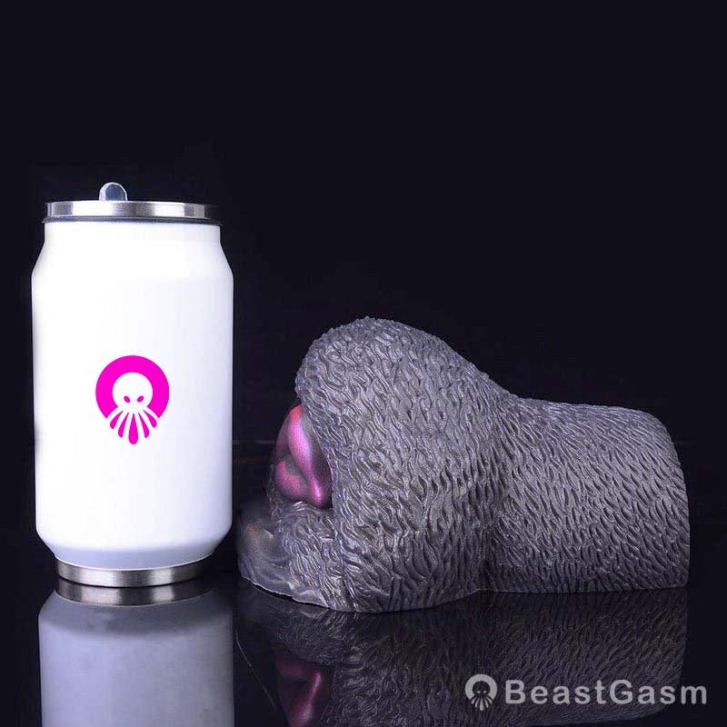 🐮 Wild Howl – Dual-Hole Animalistic Vibrating Masturbator - BeastGasm
