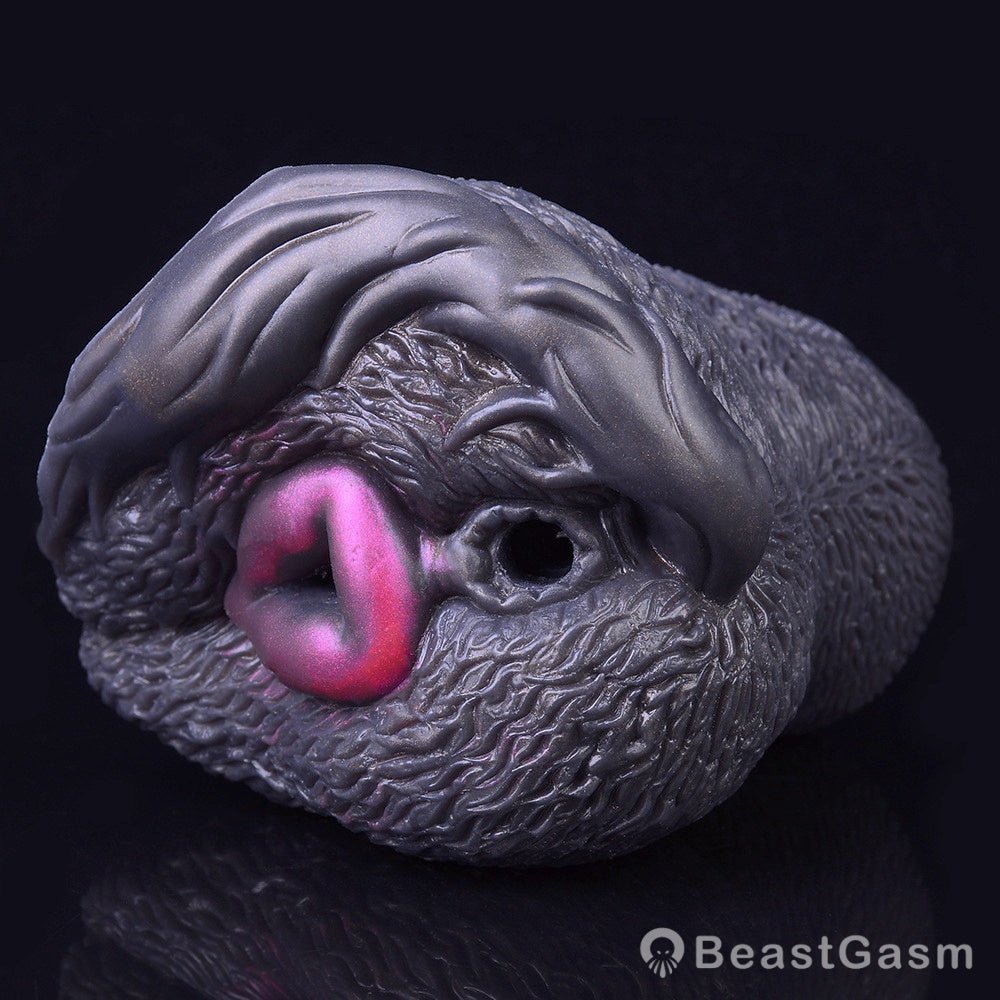🐮 Wild Howl – Dual-Hole Animalistic Vibrating Masturbator - BeastGasm