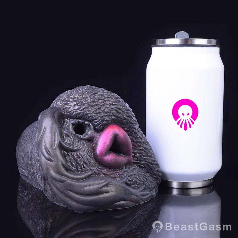 🐮 Wild Howl – Dual-Hole Animalistic Vibrating Masturbator - BeastGasm