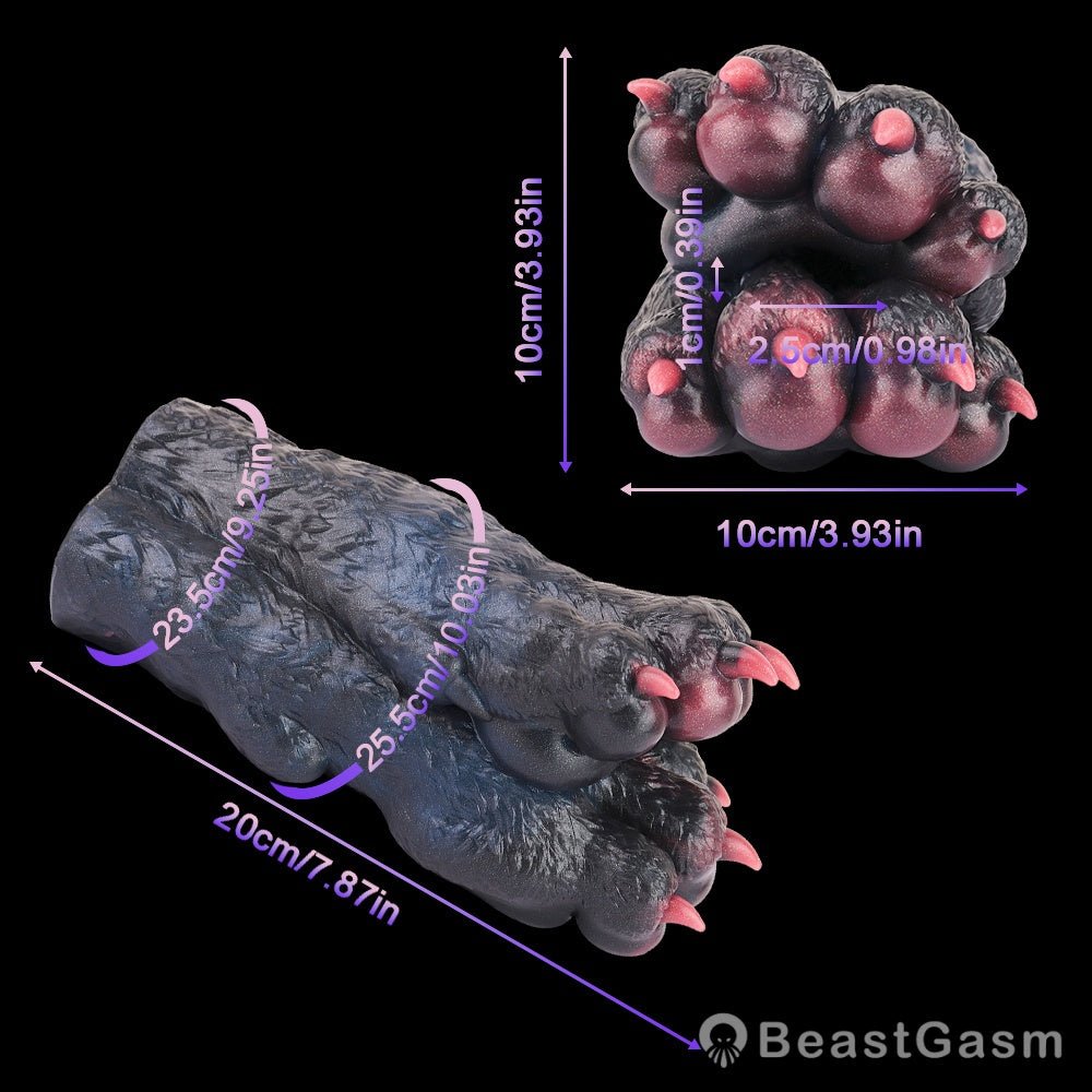Wolf Claw Animal Pocket Pussy 🐺 Fantasy Grip Masturbator - BeastGasm