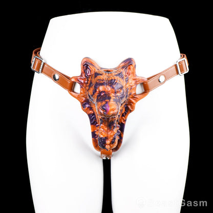 🐺 Wolf Kiss Hazel: Wearable Fantasy Beast Grinder - BeastGasm