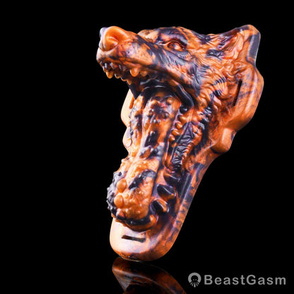 🐺 Wolf Kiss Hazel: Wearable Fantasy Beast Grinder - BeastGasm