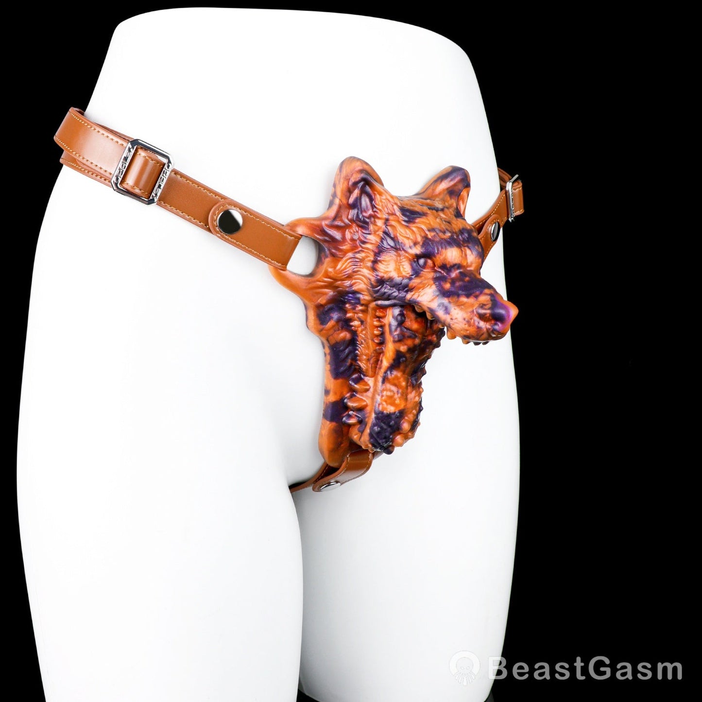 🐺 Wolf Kiss Hazel: Wearable Fantasy Beast Grinder - BeastGasm