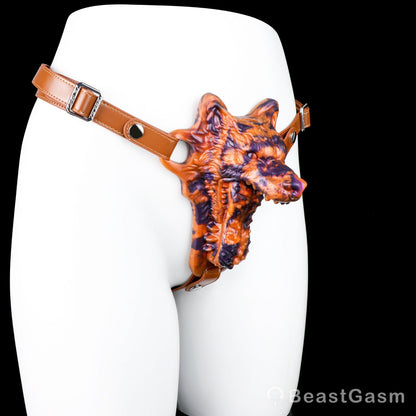 🐺 Wolf Kiss Hazel: Wearable Fantasy Beast Grinder - BeastGasm