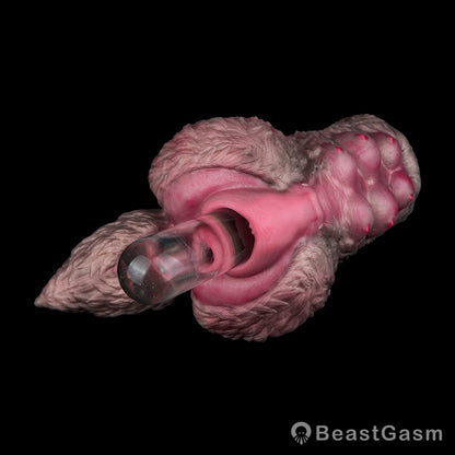 🐺 Wolf Pup Milo: Dual - Channel Fantasy Beast Stroker - BeastGasm