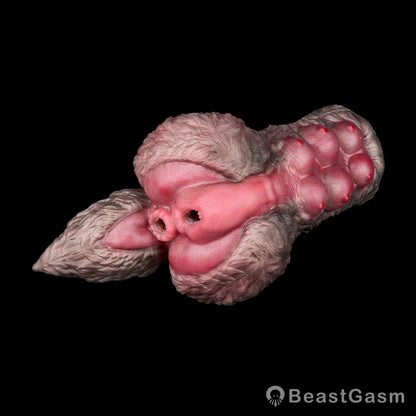 🐺 Wolf Pup Milo: Dual - Channel Fantasy Beast Stroker - BeastGasm