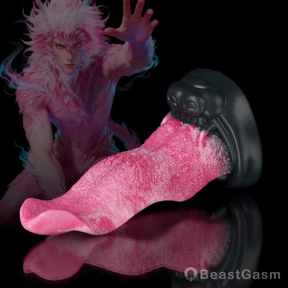 🐺 Wolf Tongue Fantasy Dildo – Wild Solo Pleasure for Her - BeastGasm