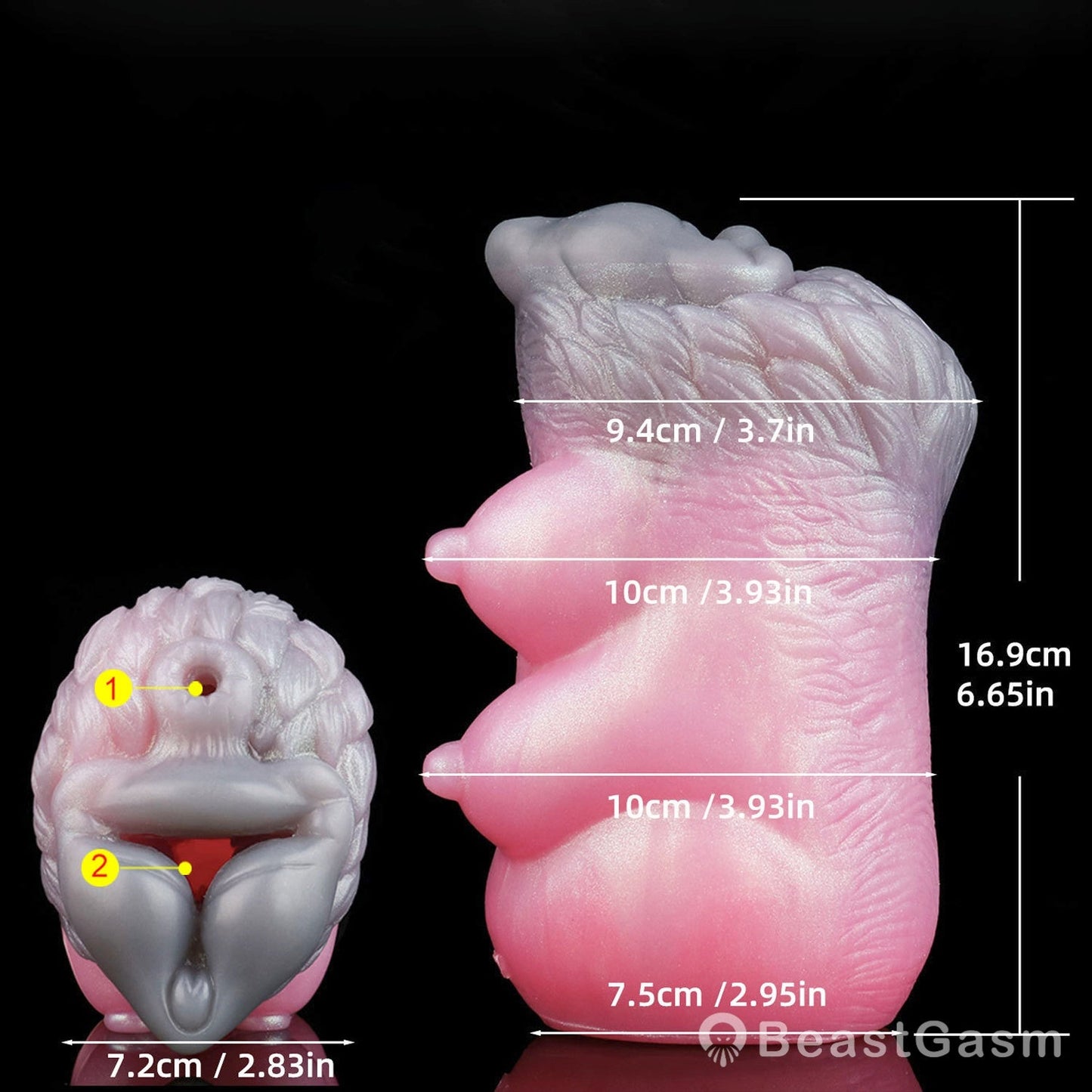 🐺 Wolf Woman Ilva: Dual - Channel Fantasy Animal Massager - BeastGasm