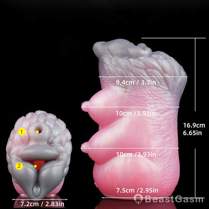 🐺 Wolf Woman Ilva: Dual - Channel Fantasy Animal Massager - BeastGasm