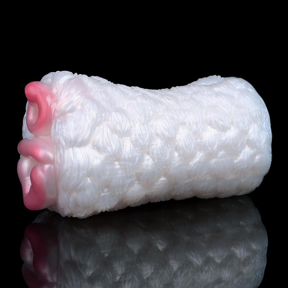 Woolly Satyr Dual - Hole Fantasy Animal Masturbator w/ Vibrator - BeastGasm