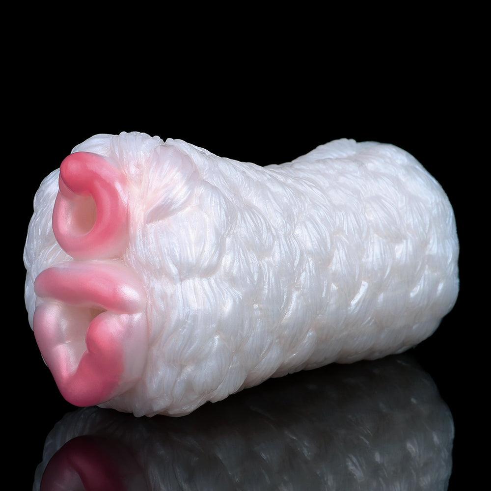 Woolly Satyr Dual - Hole Fantasy Animal Masturbator w/ Vibrator - BeastGasm