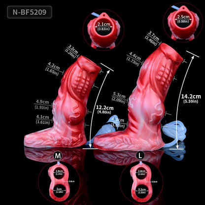 Wyrmspire Squirting Dragon Sheath – Textured Fantasy Extender - BeastGasm