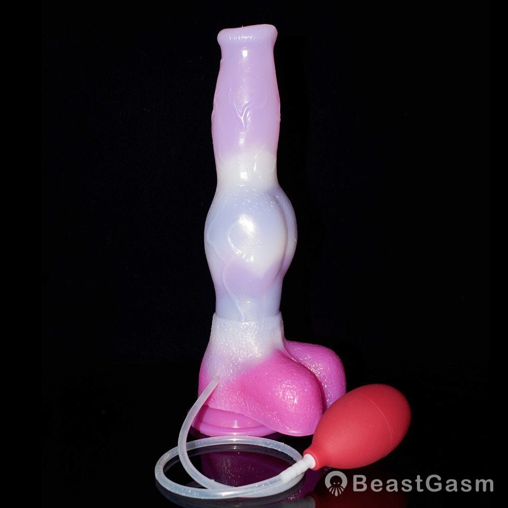 🐕 🐾 Xolotl - 10.8” Huge Knot Canine Dildo with Ejaculation & Suction - BeastGasm