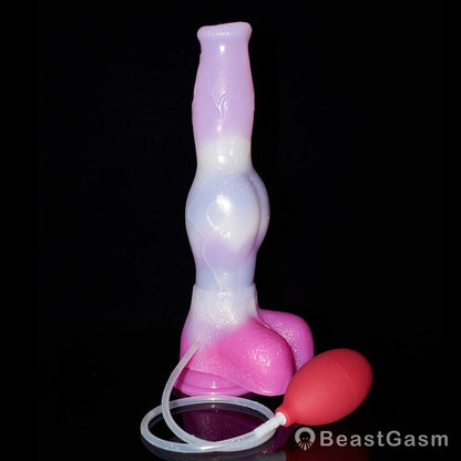 🐕 🐾 Xolotl - 10.8” Huge Knot Canine Dildo with Ejaculation & Suction - BeastGasm