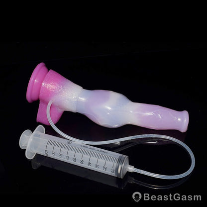 🐕 🐾 Xolotl - 10.8” Huge Knot Canine Dildo with Ejaculation & Suction - BeastGasm