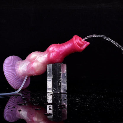 Yaksha 10.23” Double Knot Ejaculating Dog Dildo - BeastGasm