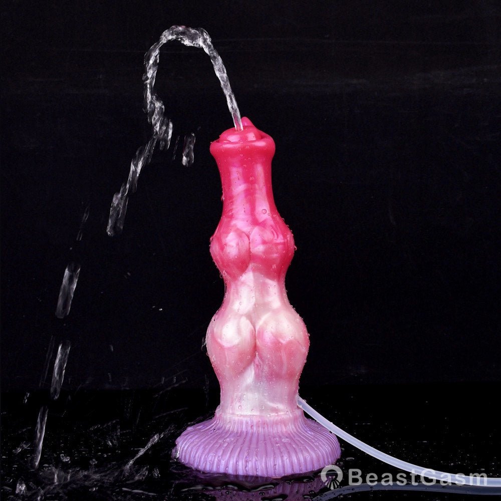 💦Yaksha 10.23” Double Knot Ejaculating Dog Dildo - BeastGasm
