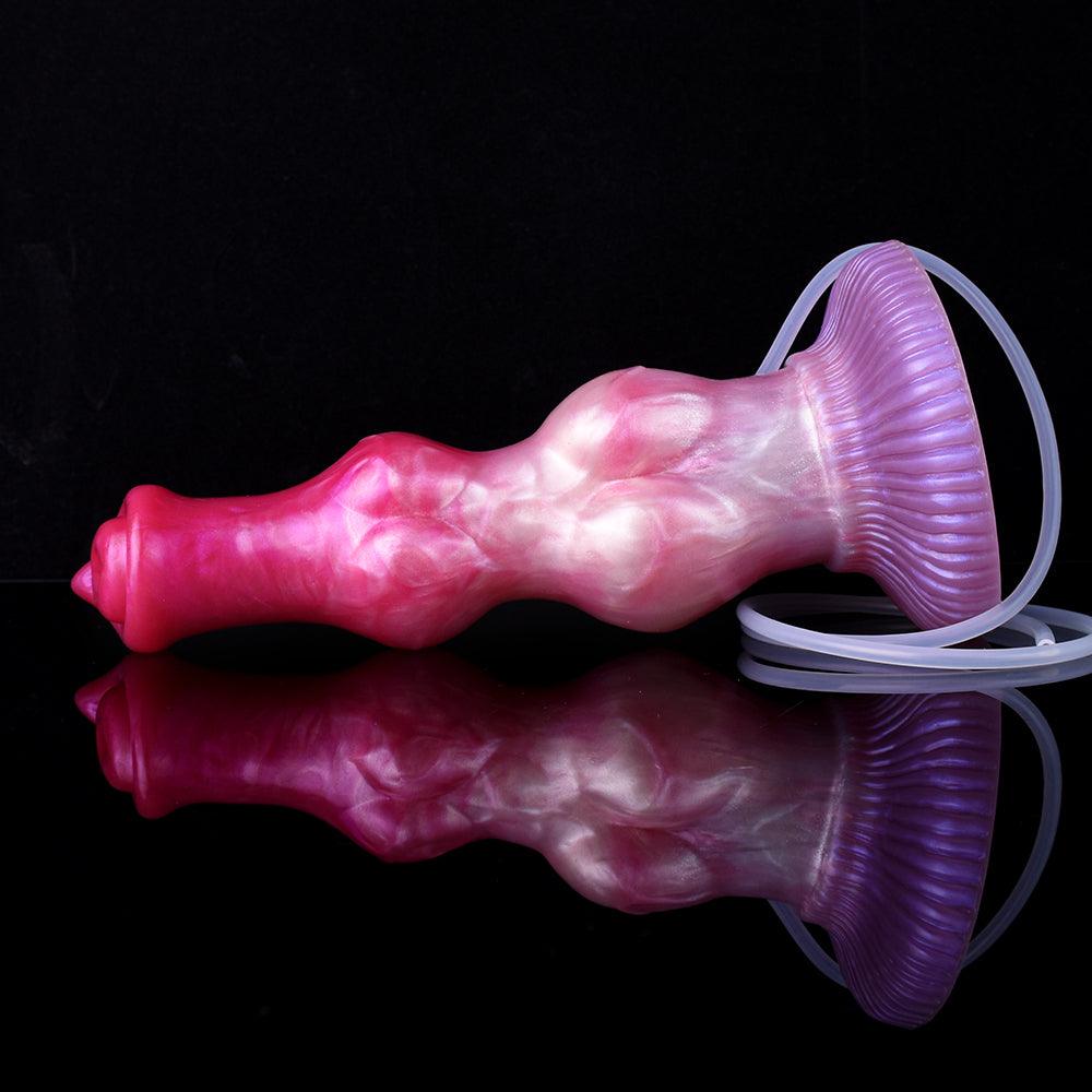 Yaksha 10.23” Double Knot Ejaculating Dog Dildo - BeastGasm