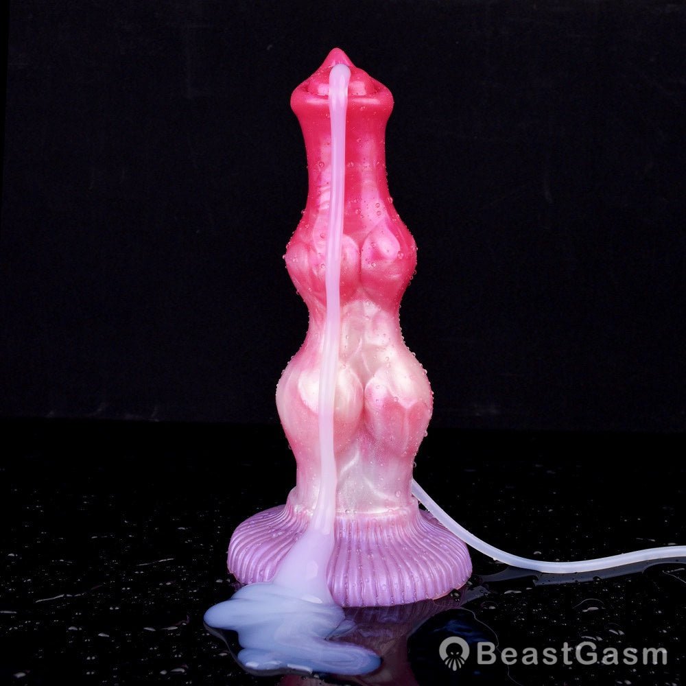💦Yaksha 10.23” Double Knot Ejaculating Dog Dildo - BeastGasm