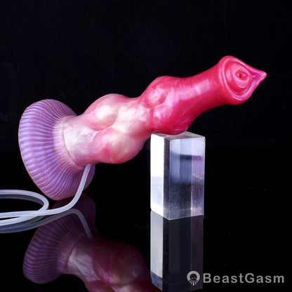 💦Yaksha 10.23” Double Knot Ejaculating Dog Dildo - BeastGasm