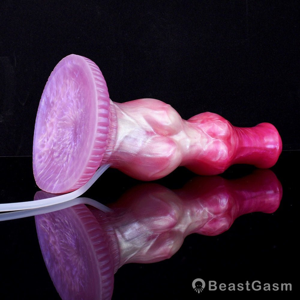 💦Yaksha 10.23” Double Knot Ejaculating Dog Dildo - BeastGasm