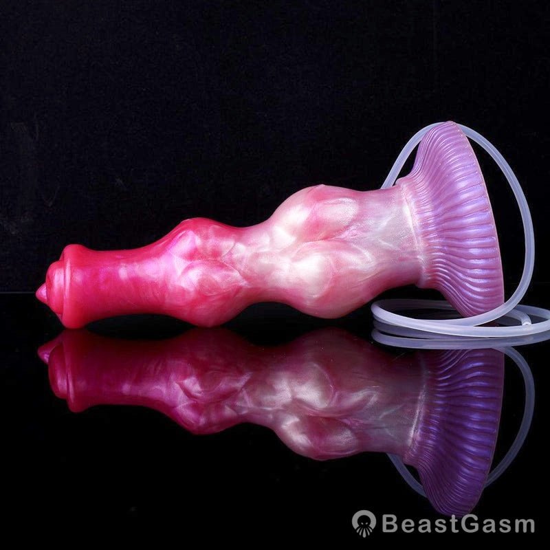 💦Yaksha 10.23” Double Knot Ejaculating Dog Dildo - BeastGasm