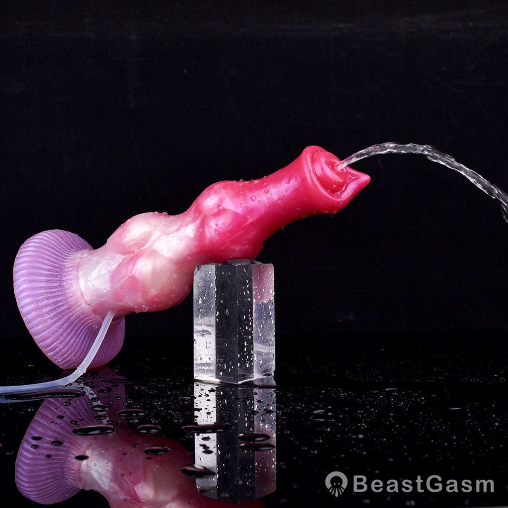 💦Yaksha 10.23” Double Knot Ejaculating Dog Dildo - BeastGasm