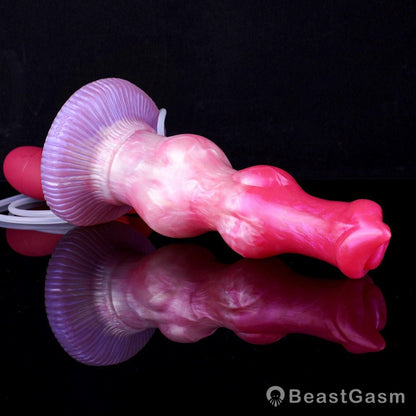 💦Yaksha 10.23” Double Knot Ejaculating Dog Dildo - BeastGasm