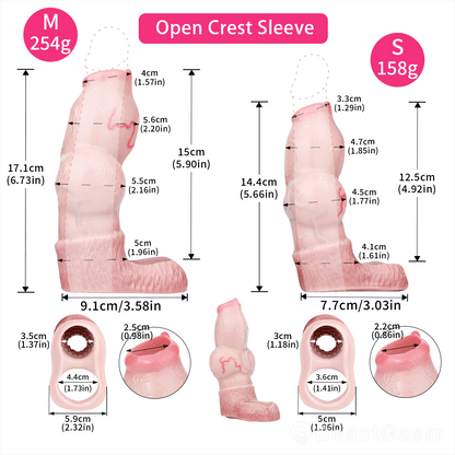 Yevich Warrior Heavy Cock Sleeve - Knotted Girth Enhancer ⚔️ - BeastGasm