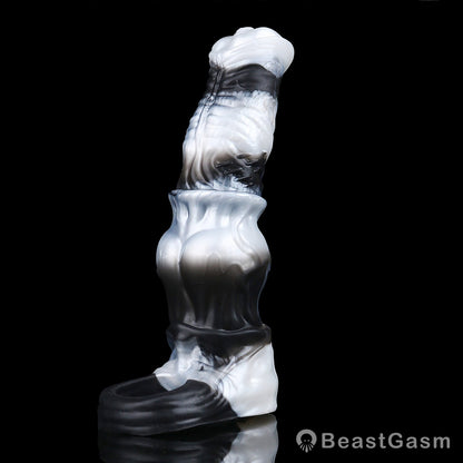 🦓 Zebra Fantasy Vibrating Wearable Penis Sleeve - BeastGasm
