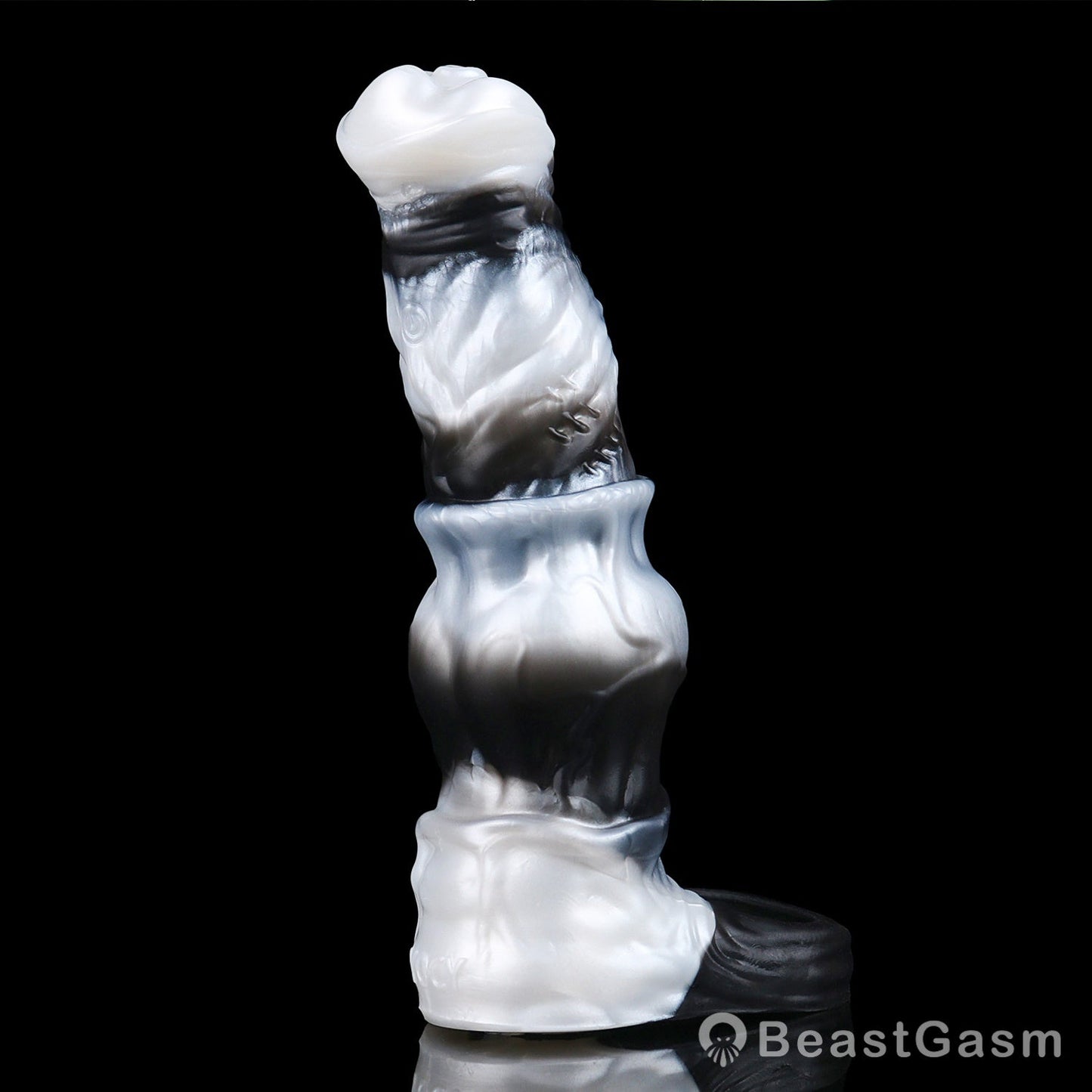 🦓 Zebra Fantasy Vibrating Wearable Penis Sleeve - BeastGasm