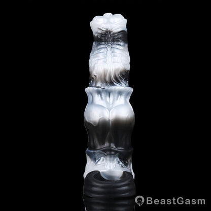 🦓 Zebra Fantasy Vibrating Wearable Penis Sleeve - BeastGasm