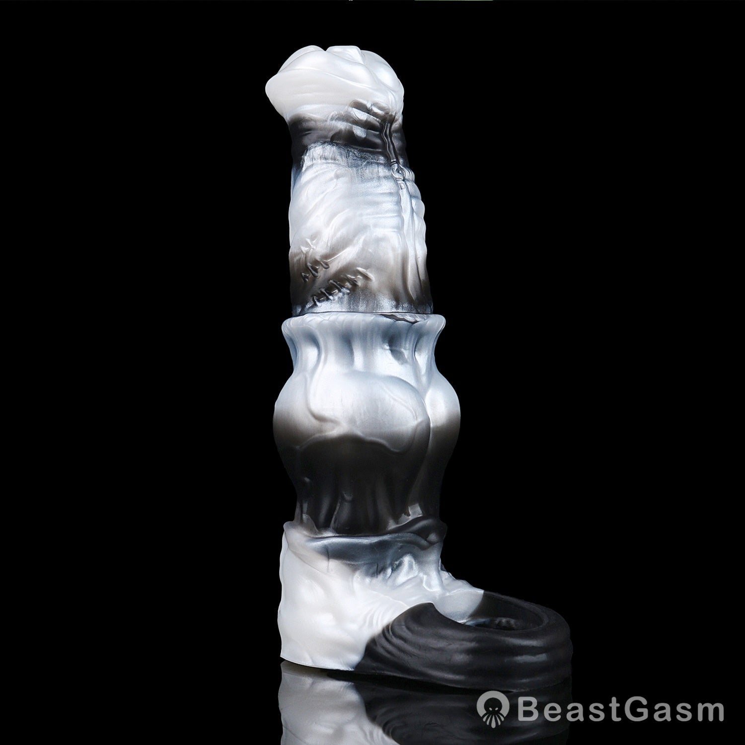 🦓 Zebra Fantasy Vibrating Wearable Penis Sleeve - BeastGasm