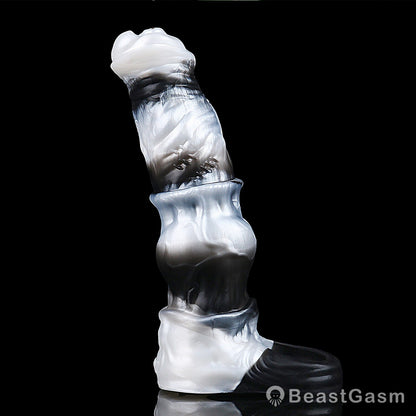 🦓 Zebra Fantasy Vibrating Wearable Penis Sleeve - BeastGasm