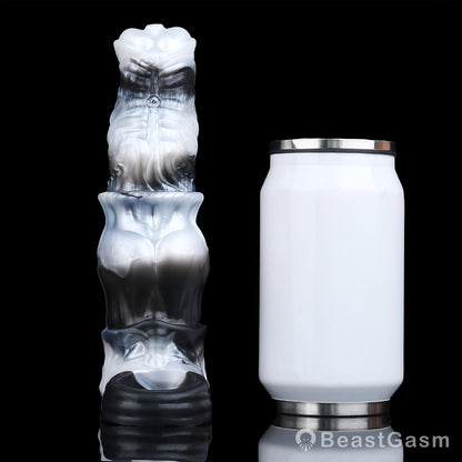 🦓 Zebra Fantasy Vibrating Wearable Penis Sleeve - BeastGasm