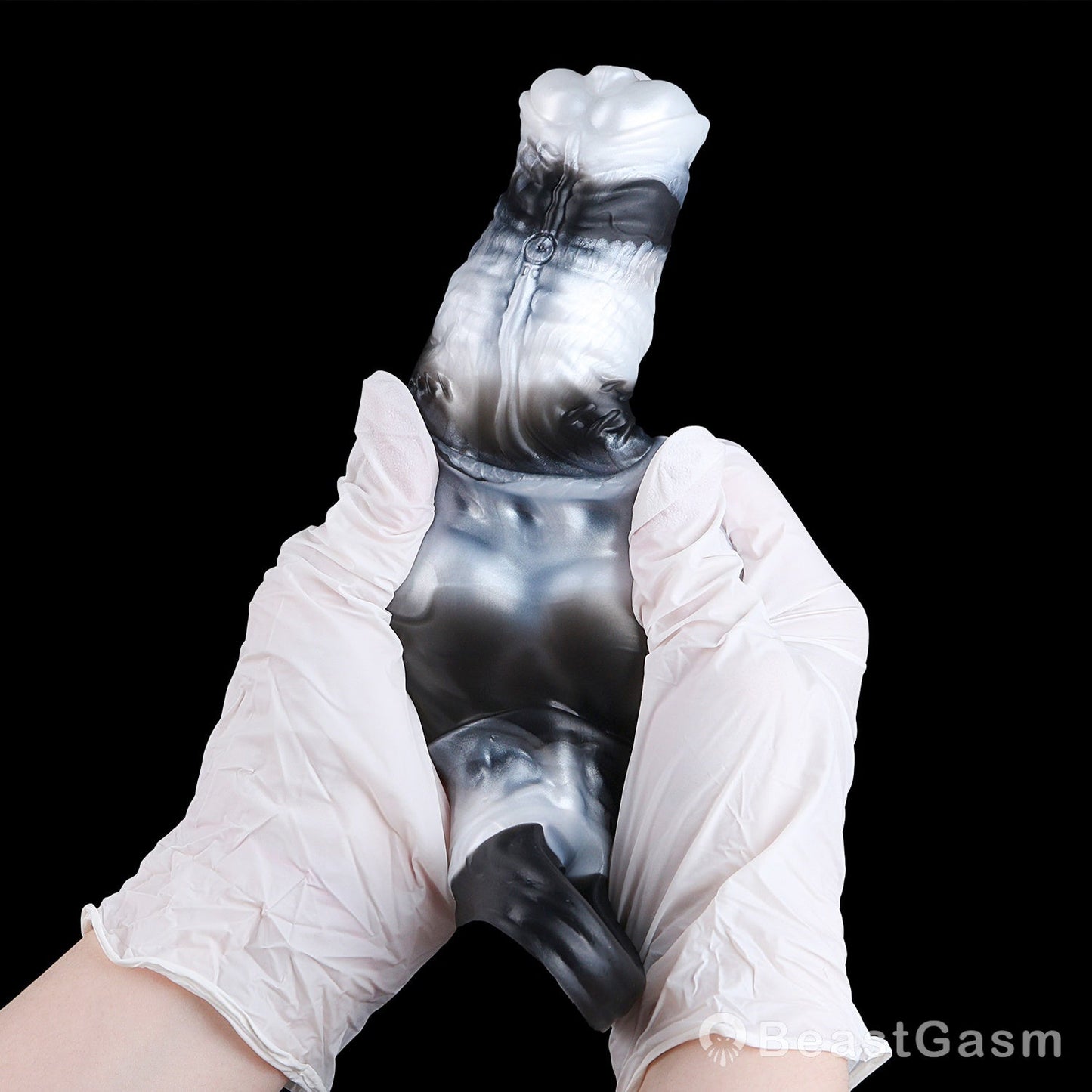 🦓 Zebra Fantasy Vibrating Wearable Penis Sleeve - BeastGasm