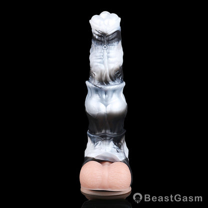 🦓 Zebra Fantasy Vibrating Wearable Penis Sleeve - BeastGasm