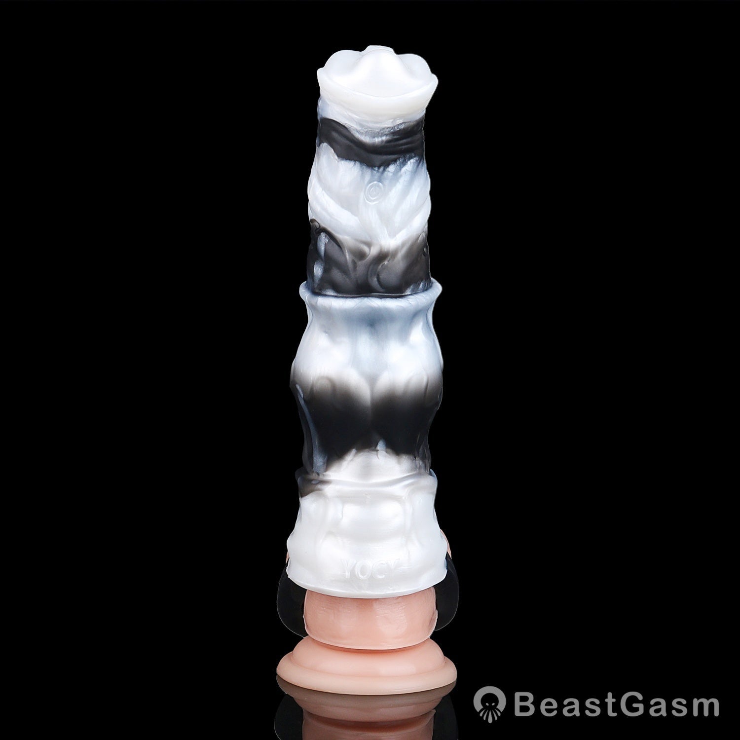🦓 Zebra Fantasy Vibrating Wearable Penis Sleeve - BeastGasm