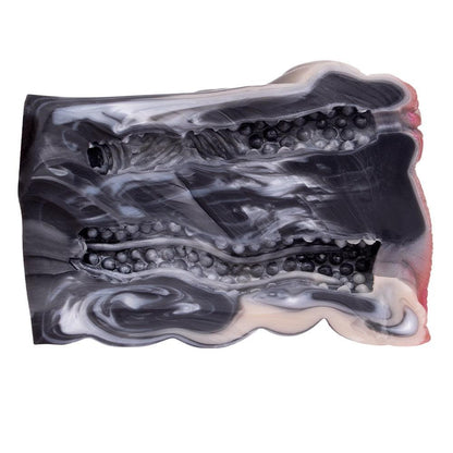 Zebra Fleshlight – Two - Hole Fantasy Stroker for Men - BeastGasm