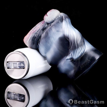 🦓 Zebra Fleshlight – Two - Hole Fantasy Stroker for Men - BeastGasm