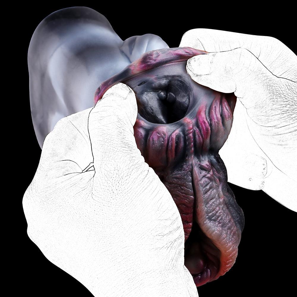 Zebra Fleshlight – Two - Hole Fantasy Stroker for Men - BeastGasm